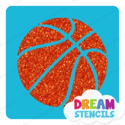Basketball Glitter Tattoo Stencil - HP-280 (5pc Pack)