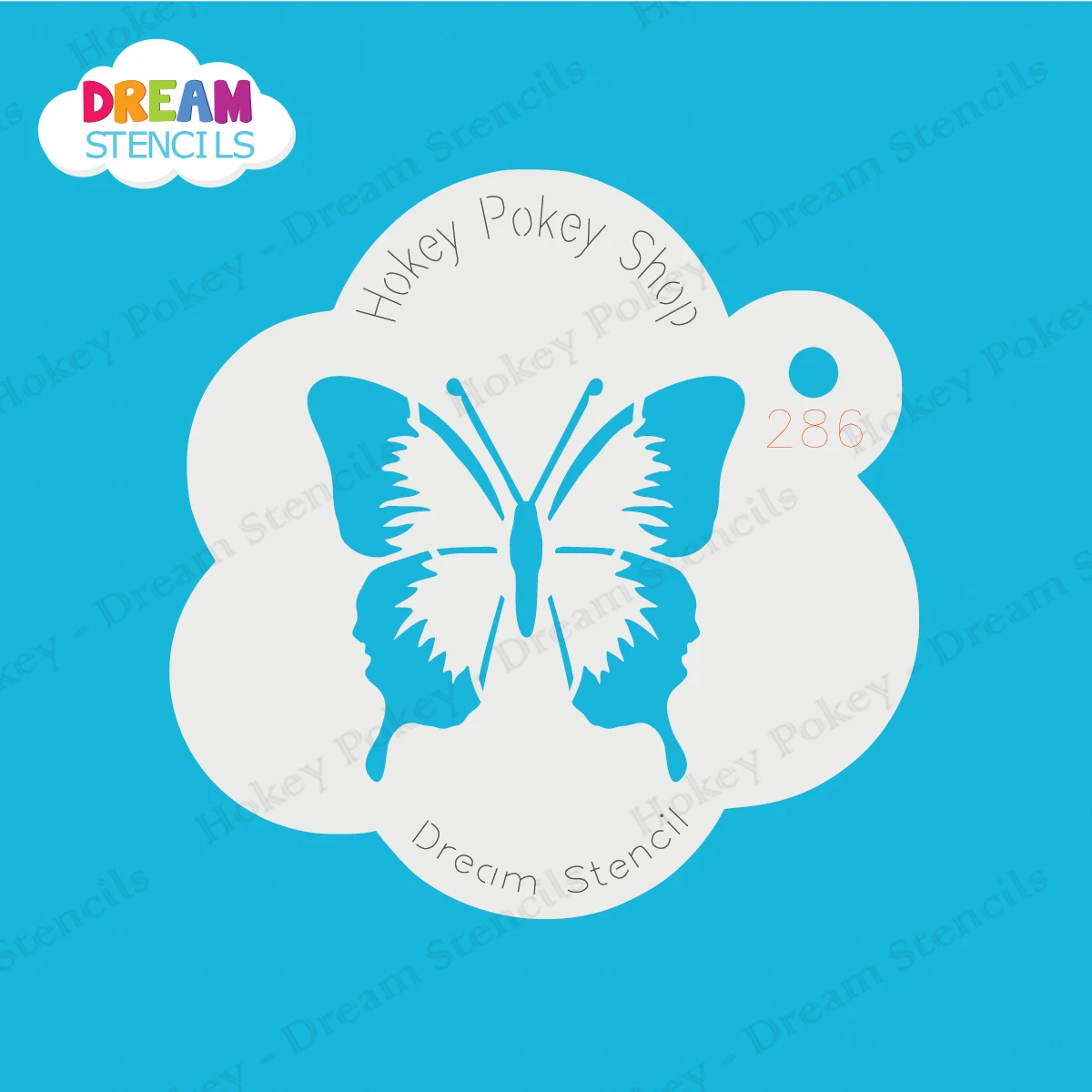Longtail Butterfly Dream Stencil - 286 3 Longtail Butterfly Dream Stencil - 286 - Image 3