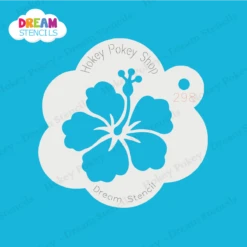 Exotic Hibiscus - Dream Mylar Stencil - 298