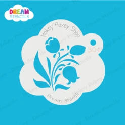 Tulips With Leaves - Dream Mylar Stencil - 301