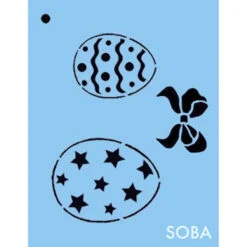 Easter Eggs Stencil - SOBA-88