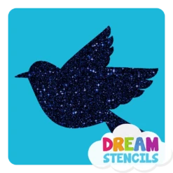 Sparrow Glitter Tattoo Stencil - HP-286 (5pc Pack)