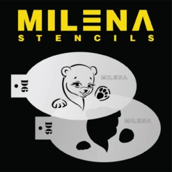 Milena Stencils - Polar Bear - Stencil Set D6