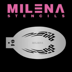 Milena Stencils - Jagged Tribal - Stencil O4