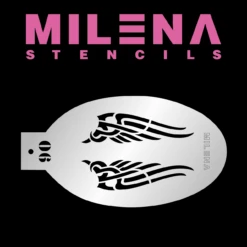 Milena Stencils - Tribal Wings - Stencil O6