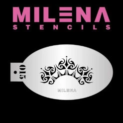 Milena Stencils - Paradise Crown - Stencil O15