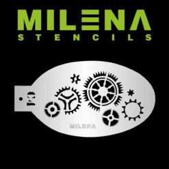 Milena Stencils - Rotating Gears - Stencil C4