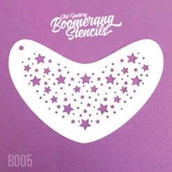Art Factory Boomerang Stencil - Star Twinkle (B005)