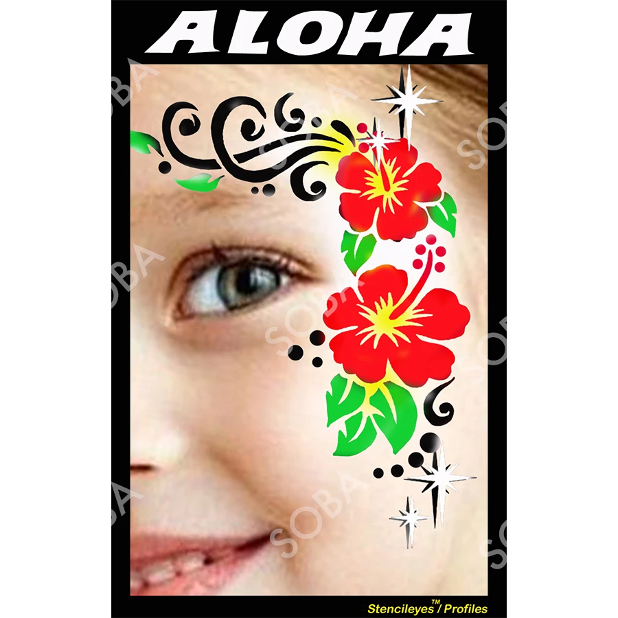 Aloha Stencil Eyes Profile - SOBA 1 Aloha Stencil Eyes Profile - SOBA