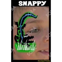 Snappy - Crocodile Stencil Eyes Profile - SOBA