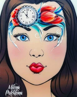 Milena Stencils - Small Clock - Stencil C1 -Painted Mold Supplies Store 0020145 milena stencils small clock stencil c1