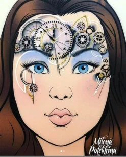 Milena Stencils - Rotating Gears - Stencil C4 5 Milena Stencils - Rotating Gears - Stencil C4 -Painted Mold Supplies Store 0020147 milena stencils rotating gears stencil c4