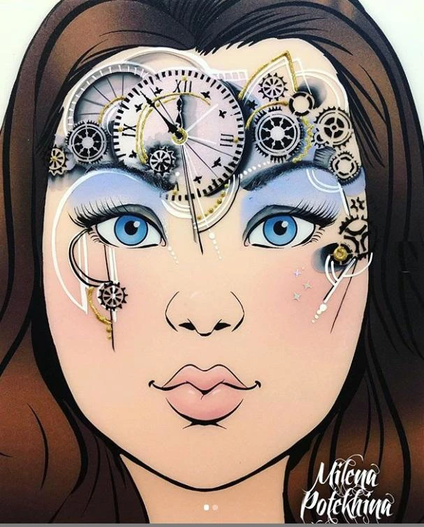 Milena Stencils - Rotating Gears - Stencil C4 3 Milena Stencils - Rotating Gears - Stencil C4 - Image 3