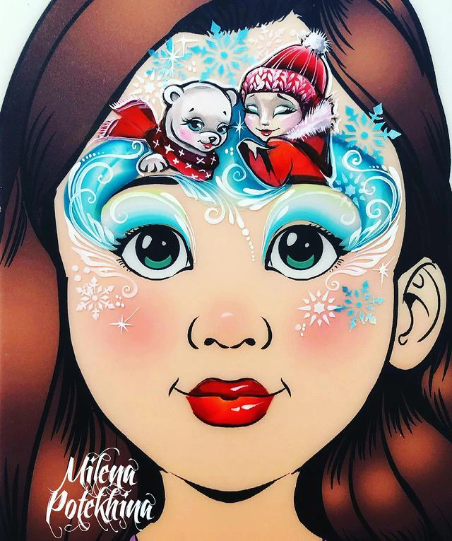 Milena Stencils - Polar Bear - Stencil Set D6 2 Milena Stencils - Polar Bear - Stencil Set D6 - Image 2