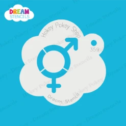 Bigender Symbol - Dream Stencil - 359