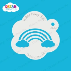 Rainbow And Clouds - Dream Stencil - 366 5 Rainbow And Clouds - Dream Stencil - 366 -Painted Mold Supplies Store 0020993 rainbow and clouds dream stencil 366