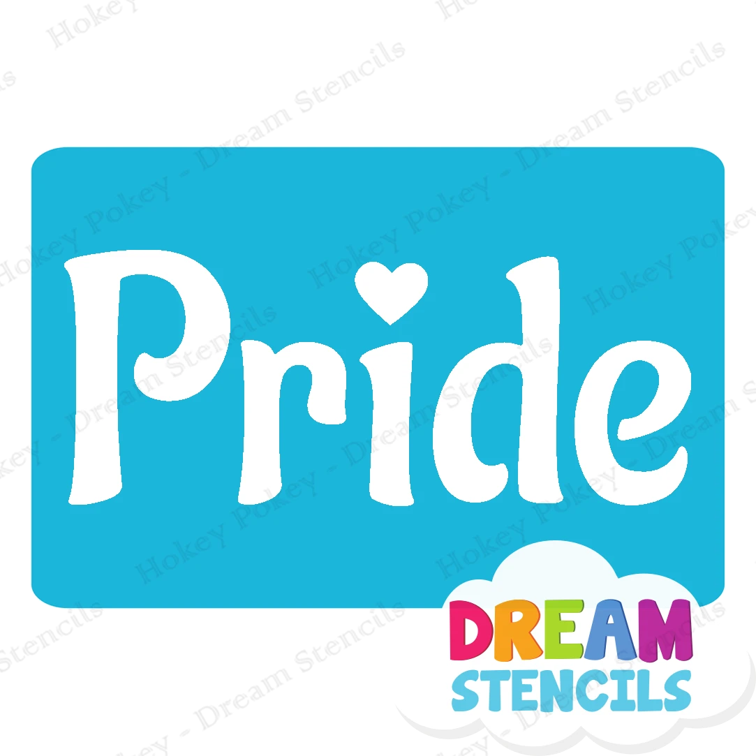 Pride - Glitter Tattoo Stencil - HP-370 (5pc Pack) 2 Pride - Glitter Tattoo Stencil - HP-370 (5pc Pack) - Image 2