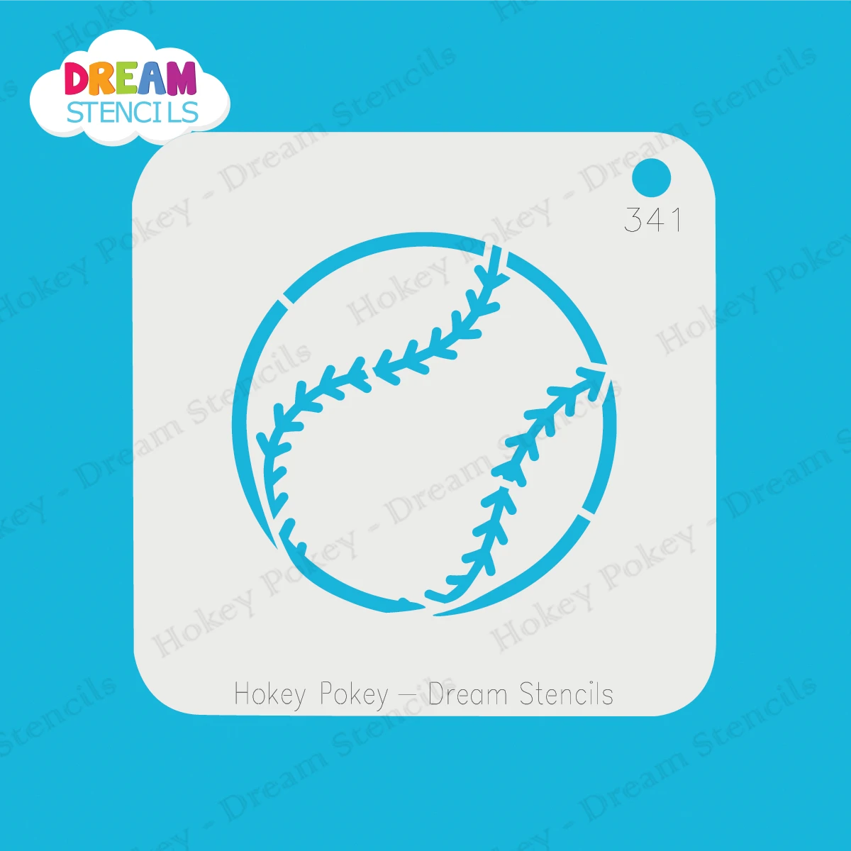 Baseball - 1 - Dream Stencil - 341 1 Baseball - 1 - Dream Stencil - 341