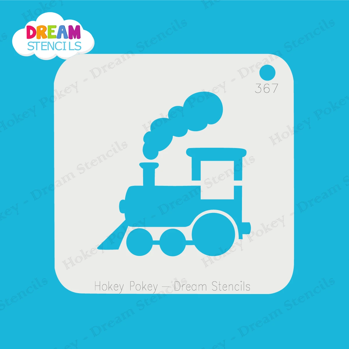 Steam Train- Dream Stencil - 367 1 Steam Train- Dream Stencil - 367