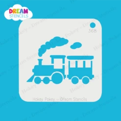 Steam Train With Carriage - Dream Stencil - 368