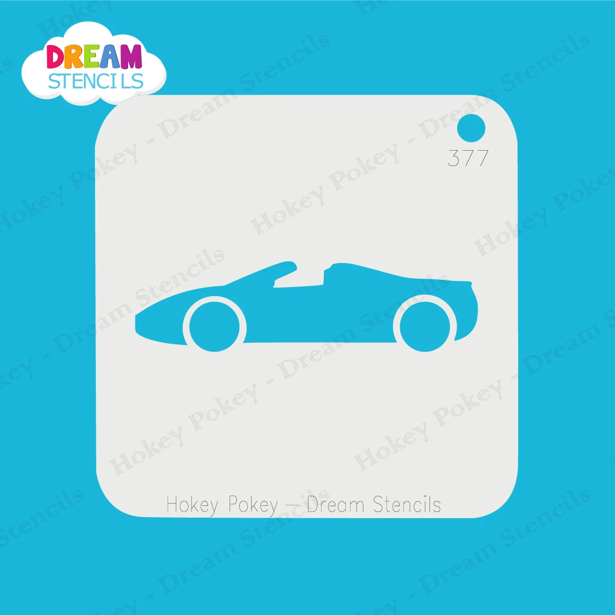 Convertible Car - Dream Stencil - 377 1 Convertible Car - Dream Stencil - 377