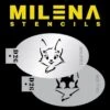 Milena Stencils - Perky Fox - Stencil Set D26