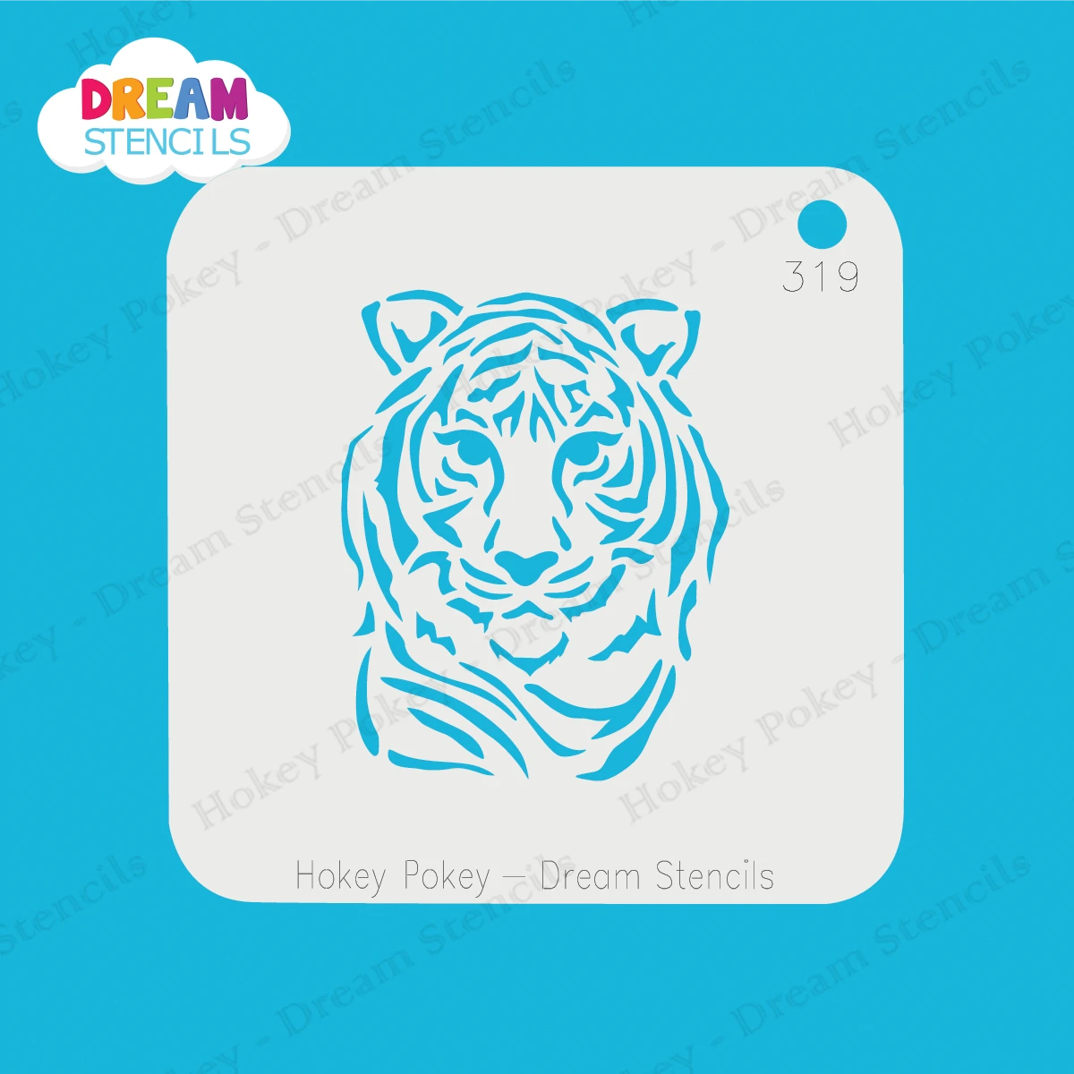 Tiger Face - Dream Stencil - 319 1 Tiger Face - Dream Stencil - 319