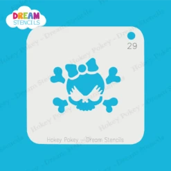 Cute Skull - Dream Stencil - 29 6 Cute Skull - Dream Stencil - 29 -Painted Mold Supplies Store 0024478 cute skull dream stencil 29