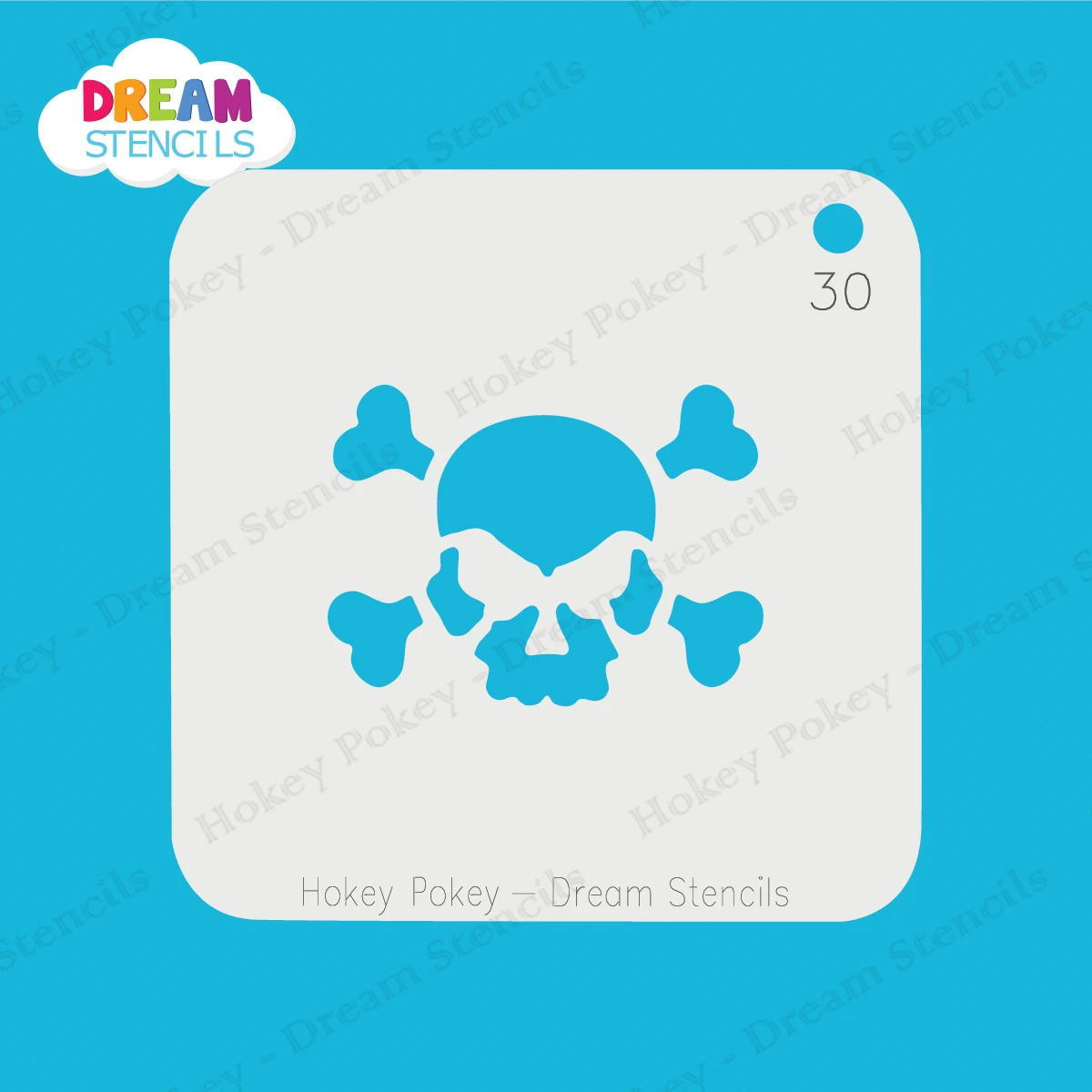 Scary Skull - Dream Stencil - 30 1 Scary Skull - Dream Stencil - 30