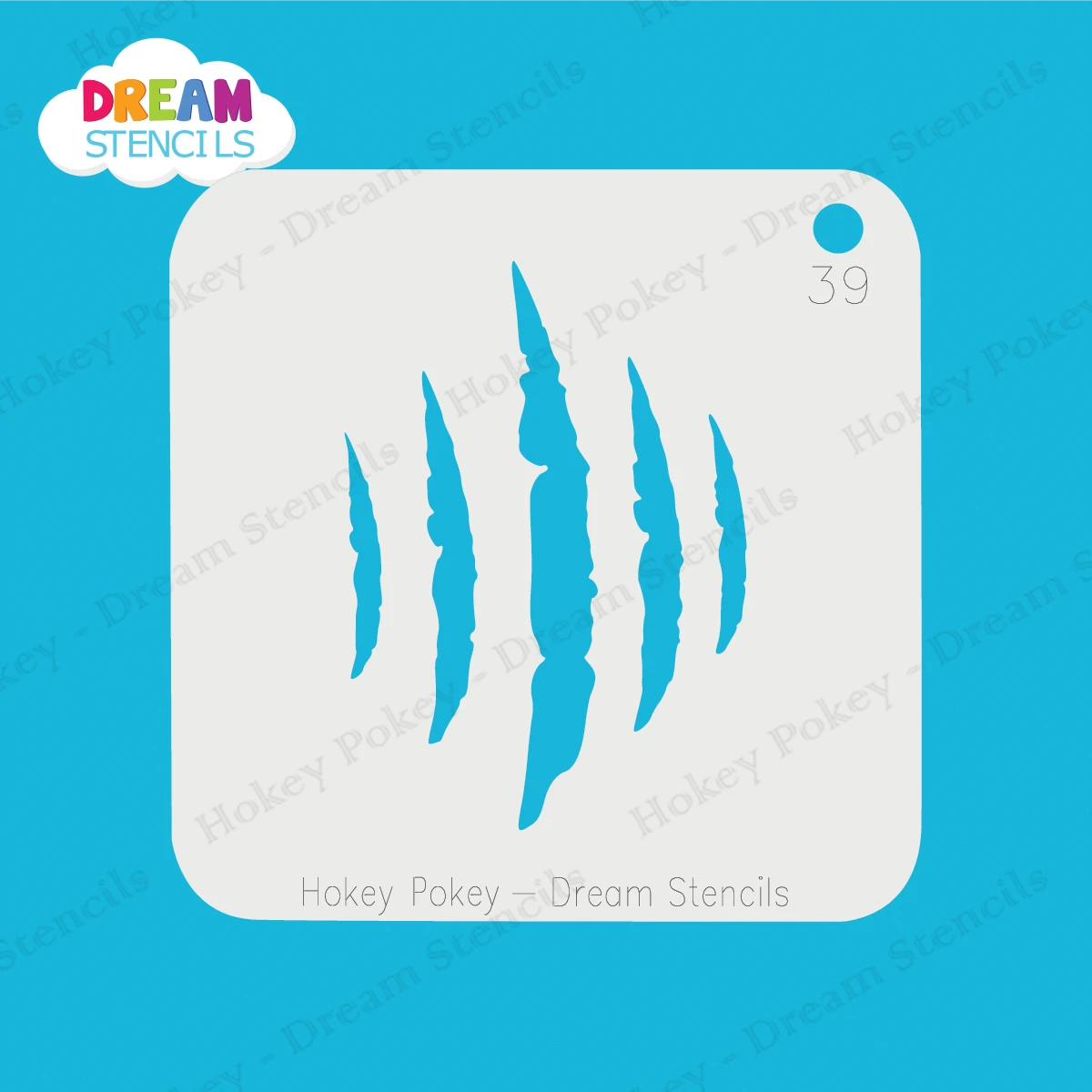 Scratch Marks - Dream Stencil - 39 1 Scratch Marks - Dream Stencil - 39
