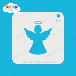 Angel - Dream Stencil - 57 -Painted Mold Supplies Store 0024520 angel dream stencil 57