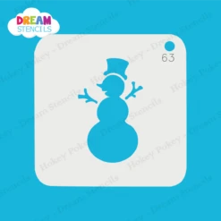 Snowman - Dream Stencil - 63 -Painted Mold Supplies Store 0024528 snowman dream stencil 63
