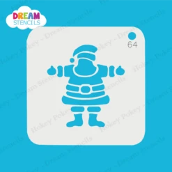 Santa - Dream Stencil - 64 -Painted Mold Supplies Store 0024530 santa dream stencil 64