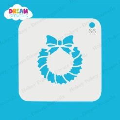 Christmas Wreath - Dream Stencil - 66 -Painted Mold Supplies Store 0024534 christmas wreath dream stencil 66