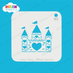 Heart Castle - Dream Stencil - 85 6 Heart Castle - Dream Stencil - 85 -Painted Mold Supplies Store 0024566 heart castle dream stencil 85