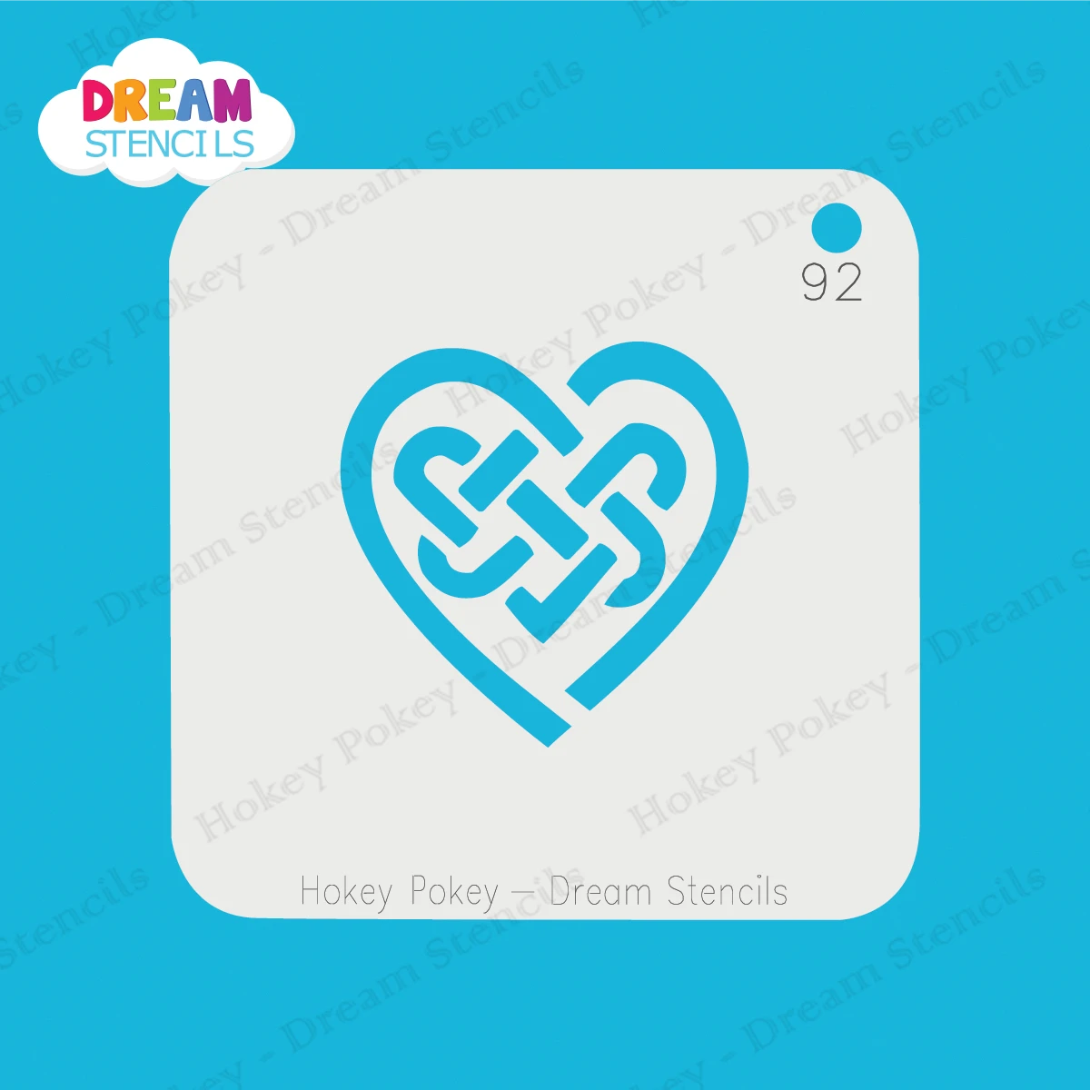 Celtic Heart Knot - Dream Stencil - 92 3 Celtic Heart Knot - Dream Stencil - 92 - Image 3