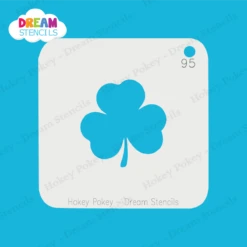 Three-Leaf Clover (Shamrock) - Dream Stencil - 95 -Painted Mold Supplies Store 0024582 three leaf clover shamrock dream stencil 95