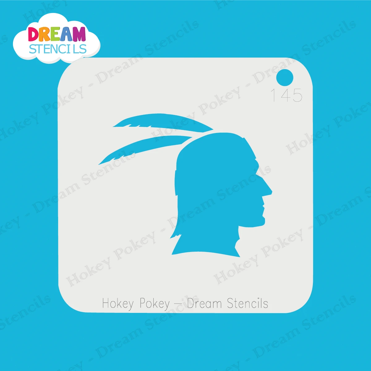 Indigenous Warrior - Dream Stencil - 145 3 Indigenous Warrior - Dream Stencil - 145 - Image 3