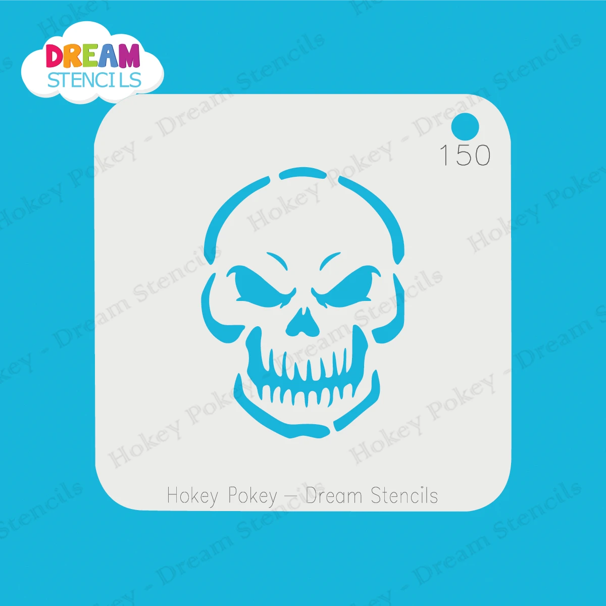 Evil Skull - Dream Stencil - 150 1 Evil Skull - Dream Stencil - 150