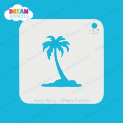 Single Palm Tree - Dream Stencil - 157 -Painted Mold Supplies Store 0024673 single palm tree dream stencil 157
