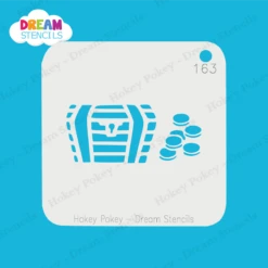 Pirate Treasure Chest - Dream Stencil - 163 -Painted Mold Supplies Store 0024683 pirate treasure chest dream stencil 163