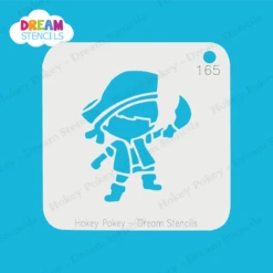 Pirate Boy - Dream Stencil - 165 -Painted Mold Supplies Store 0024687 pirate boy dream stencil 165
