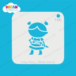 Pirate Girl - Dream Stencil - 166 -Painted Mold Supplies Store 0024689 pirate girl dream stencil 166