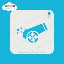 Cannon - Dream Stencil - 167 -Painted Mold Supplies Store 0024691 cannon dream stencil 167