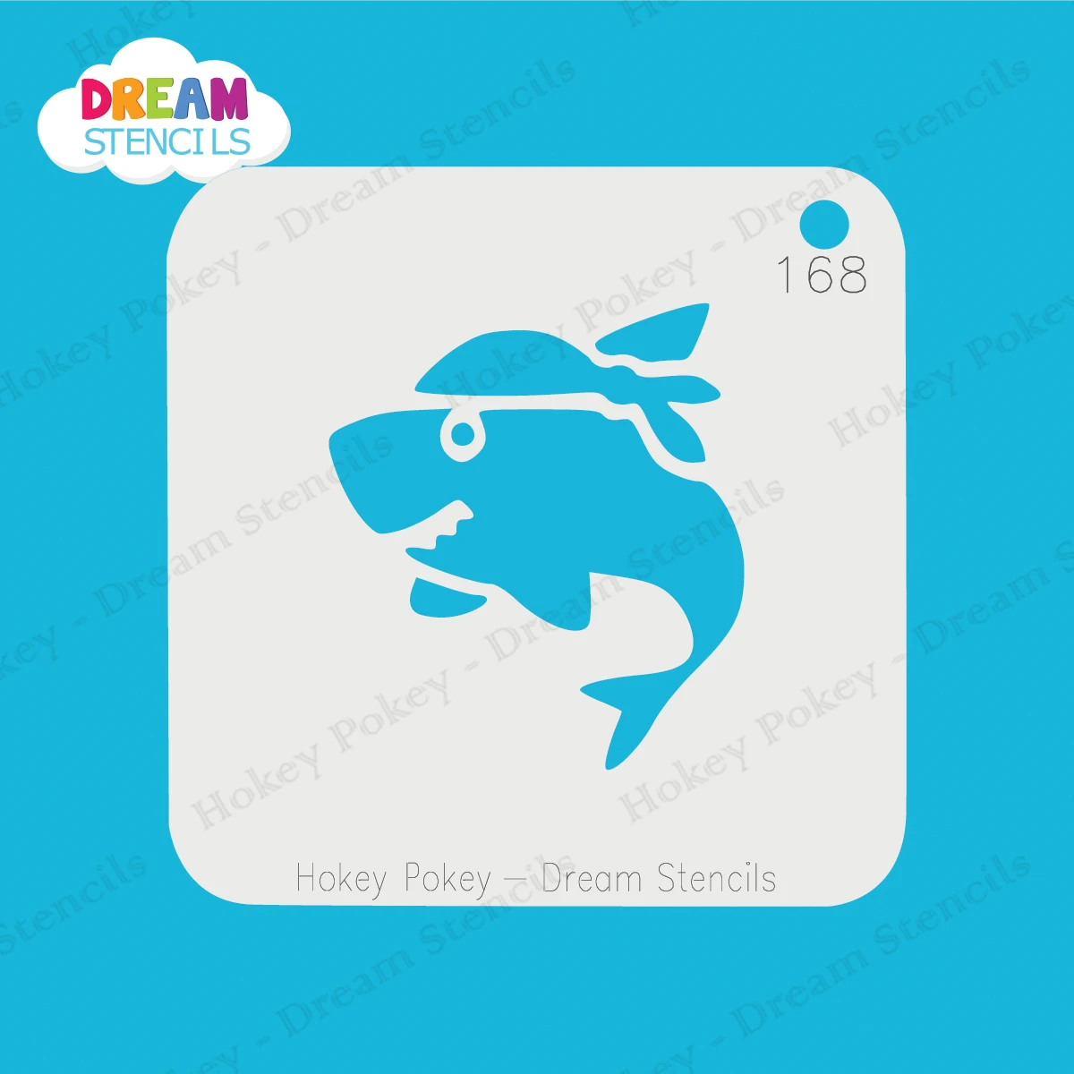 Pirate Shark - Dream Stencil - 168 3 Pirate Shark - Dream Stencil - 168 - Image 3