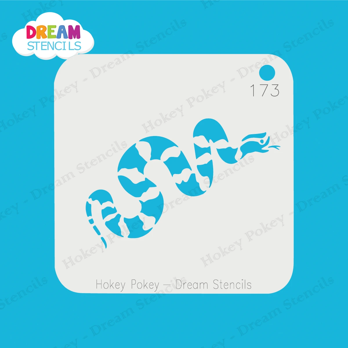 Striped Snake - Dream Stencil - 173 3 Striped Snake - Dream Stencil - 173 - Image 3