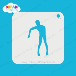 Zombie - Dream Stencil - 177 -Painted Mold Supplies Store 0024709 zombie dream stencil 177