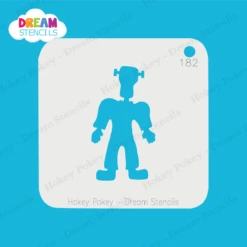 Standing Franky - Dream Stencil -182 -Painted Mold Supplies Store 0024719 standing franky dream stencil 182