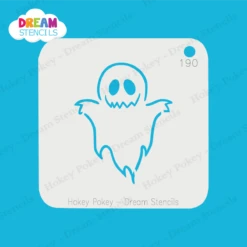 Flying Ghost - Dream Stencil - 190 -Painted Mold Supplies Store 0024735 flying ghost dream stencil 190