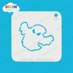 Spooky Ghost - Dream Stencil - 191 -Painted Mold Supplies Store 0024737 spooky ghost dream stencil 191